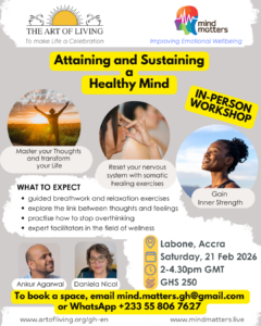 Mind Matters next workshop